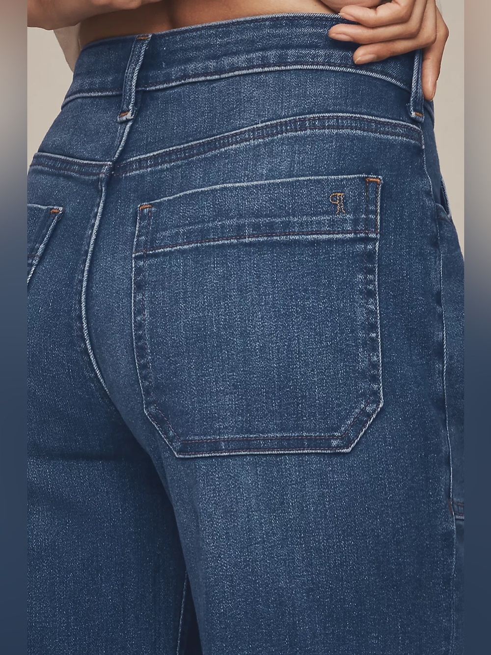 Rylan relaxed high rise Flare Jeans by Pilcro Anthropologie size 26 - Picture 3 of 14